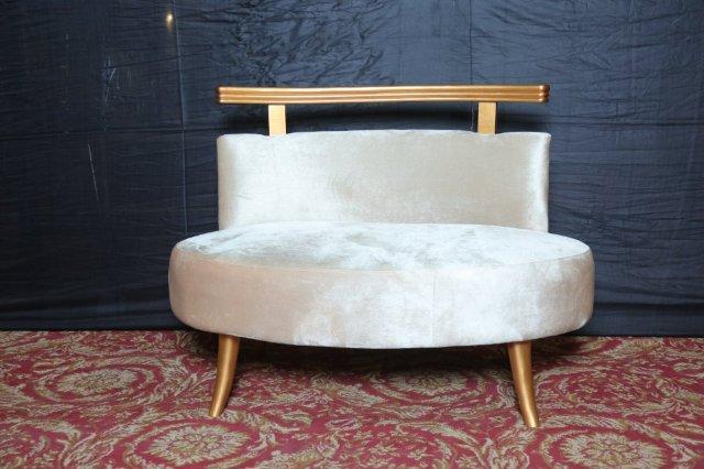 Round discount vintage chair