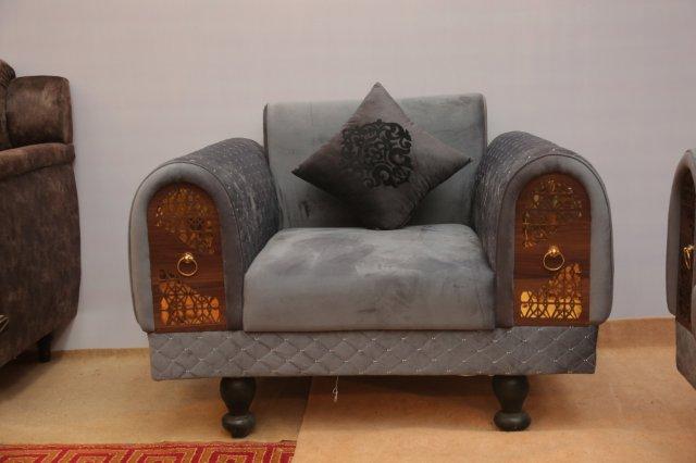 Elegant Reflections 3-Piece Luxury Grey Sofa Set