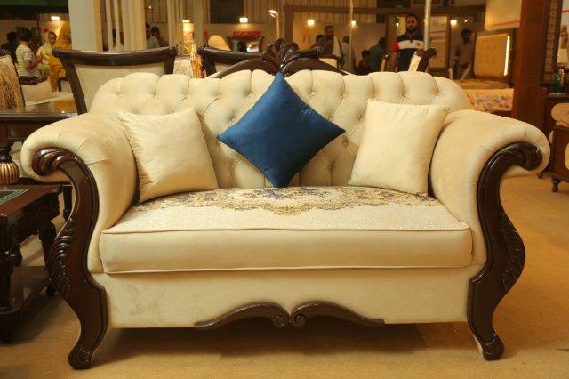 Luna Ivory Dream 2-Seater Sofa