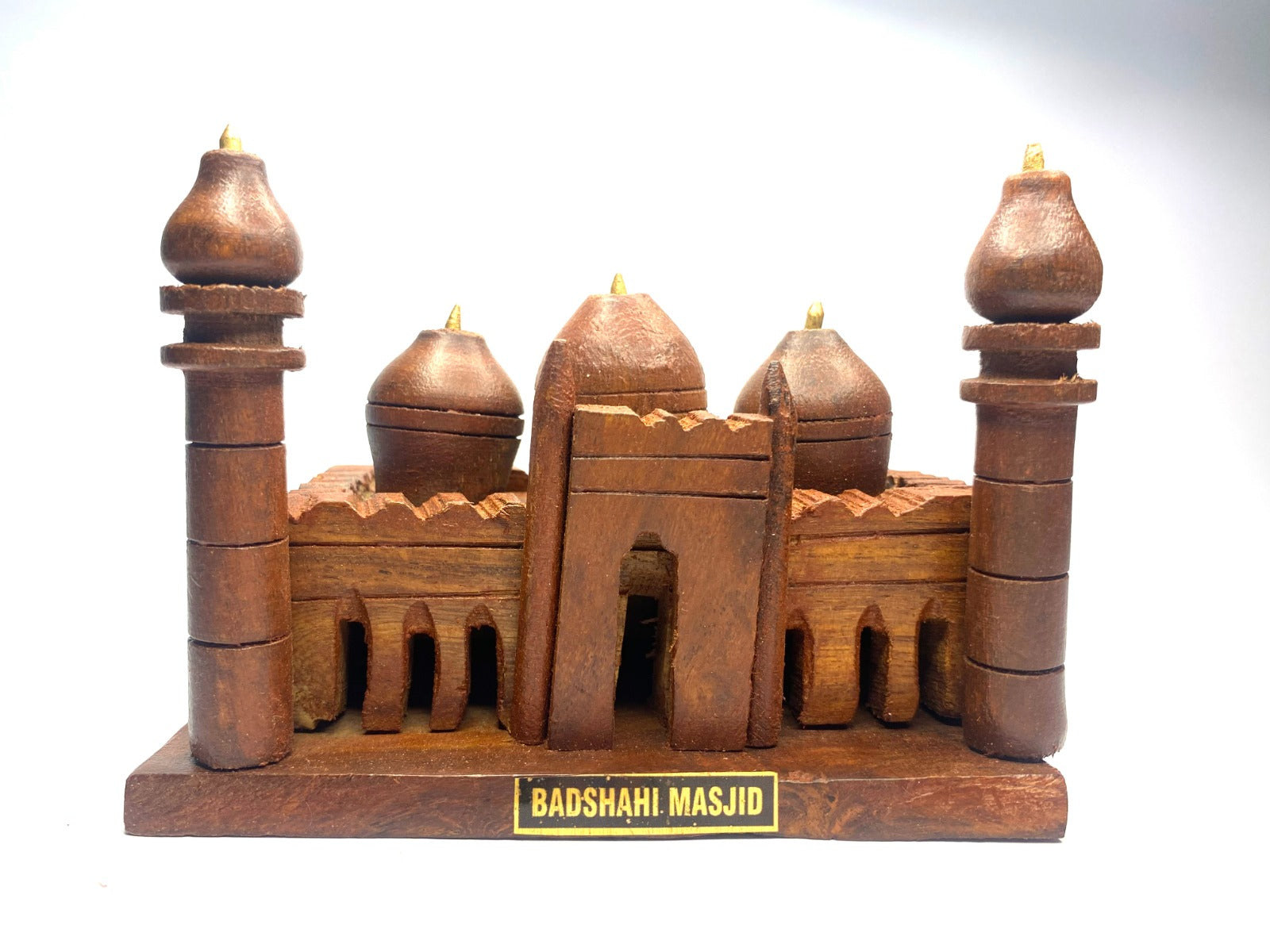 Badshahi Masjid Handcrafted Wooden Model