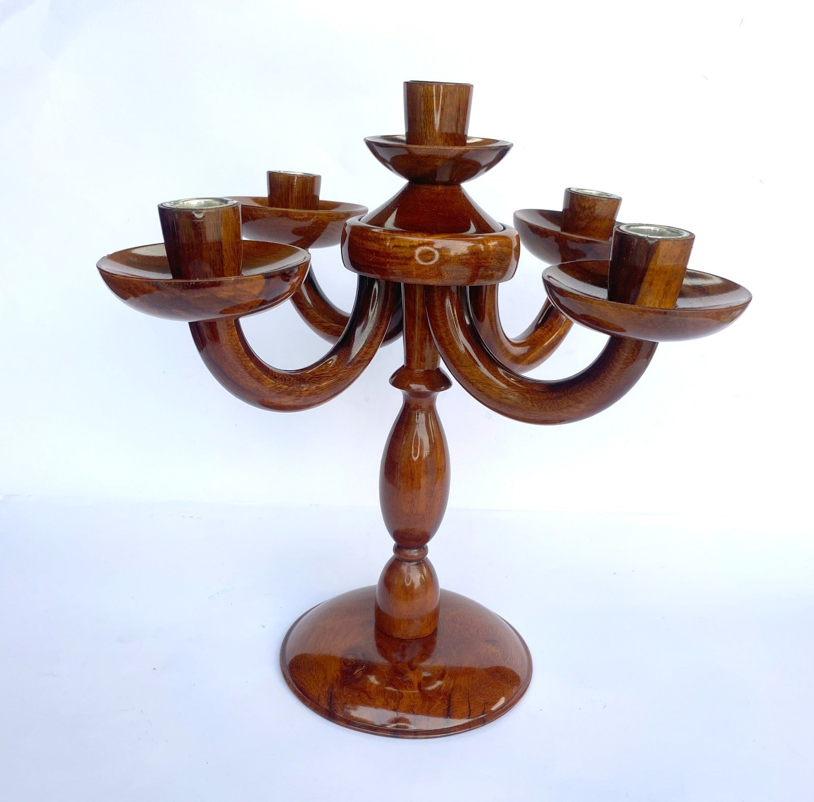 Wooden Candle Stand with