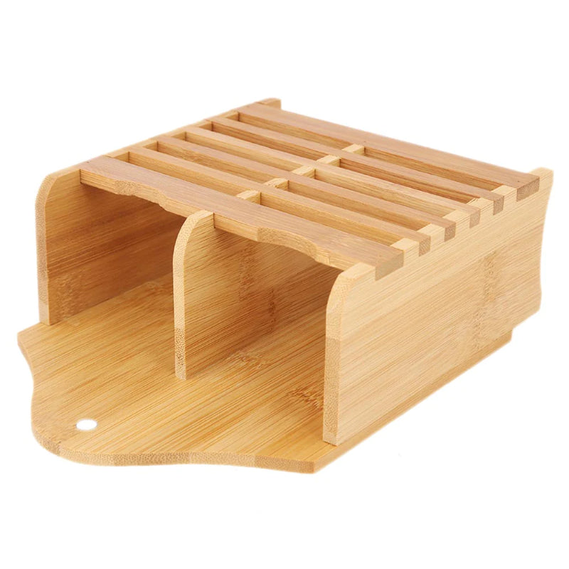 Bamboo Chopstick Basket with Wooden Mini Spoon Holder for Kitchen"