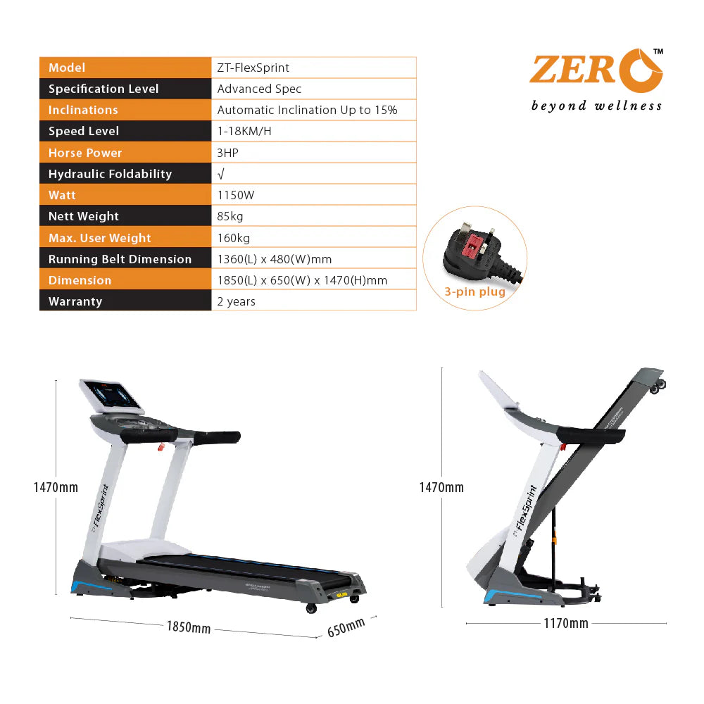 ZT-FLEX SPRINT TREADMILL