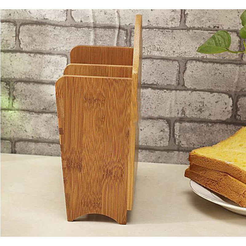 Bamboo Chopstick Basket with Wooden Mini Spoon Holder for Kitchen"