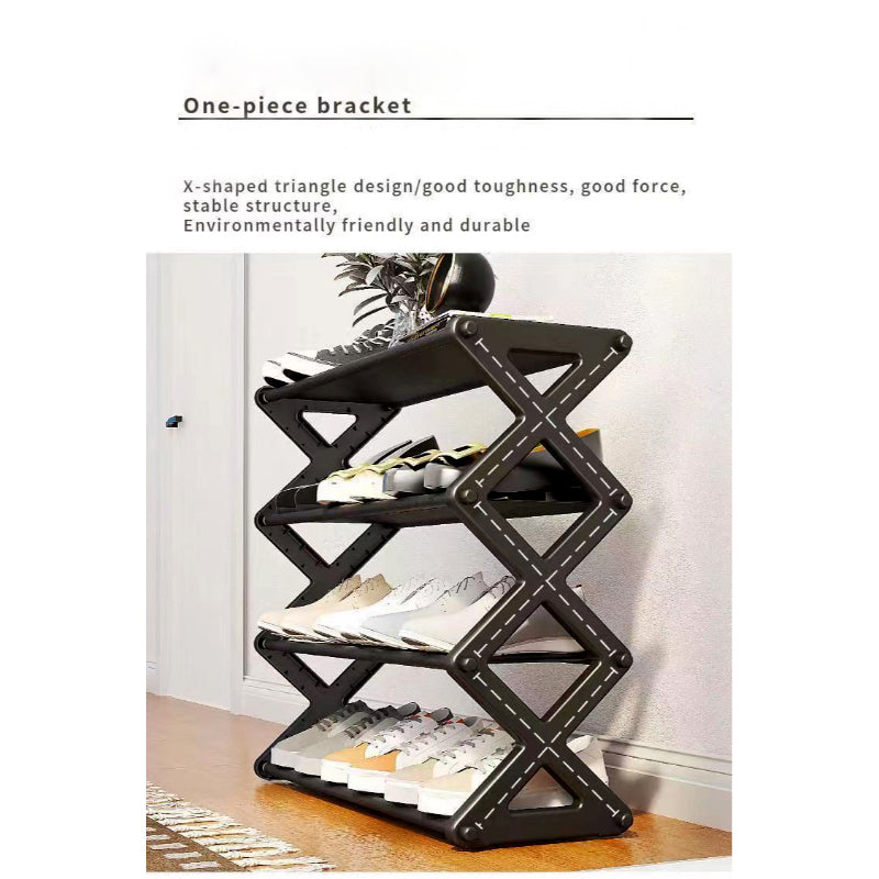 Fashionable Foldable Shoe Organizer Stand with 4 Layers